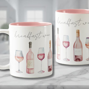 Tasse 2 Couleurs Vin du petit déjeuner Drôle Mignon