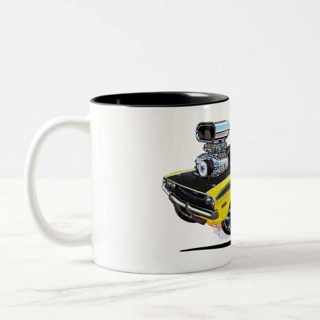 Tasse 2 Couleurs Vince Crain High Octane 1970 Dodge Challenger (Gauche)