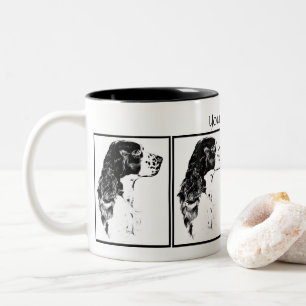 Tasse 2 Couleurs Vintage Art Anglais Springer Espaniel