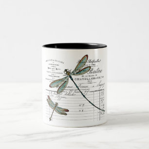 Tasse 2 Couleurs Vintage, Retro conception France - niveau, insecte
