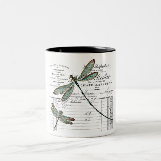Tasse 2 Couleurs Vintage, Retro conception France - niveau, insecte