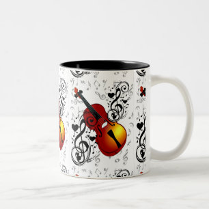 Tasse 2 Couleurs Violoniste, Rock House_