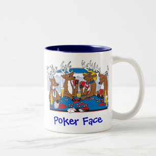Tasse 2 Couleurs Visage de poker