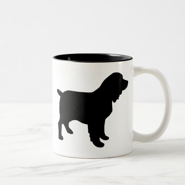 Tasse 2 Couleurs Vitesse d'épagneul de Boykin (Droit)