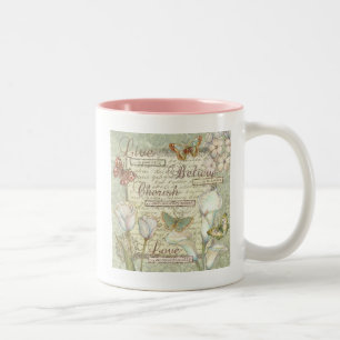 Tasse 2 Couleurs Vivant croyez aiment