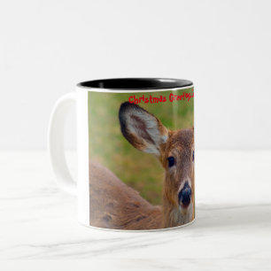 Tasse 2 Couleurs Vœux de Noël Très chers