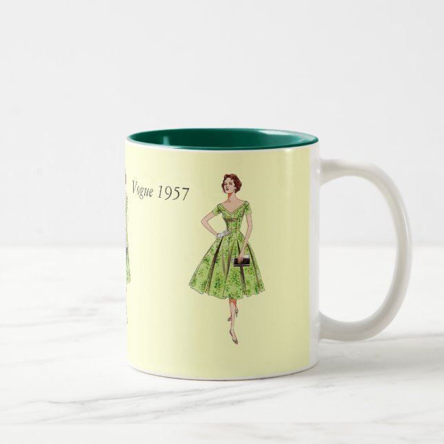 Tasse 2 Couleurs Vogue 1957 (Droit)