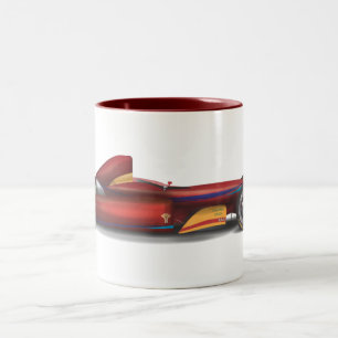 Tasse 2 Couleurs Voiture de course
