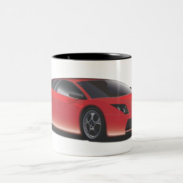 Tasse 2 Couleurs Voiture de sport (Centre)