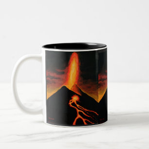 Tasse 2 Couleurs Volcan Cumbre Vieja