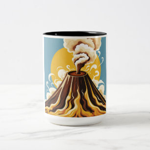 Tasse 2 Couleurs Volcan du café
