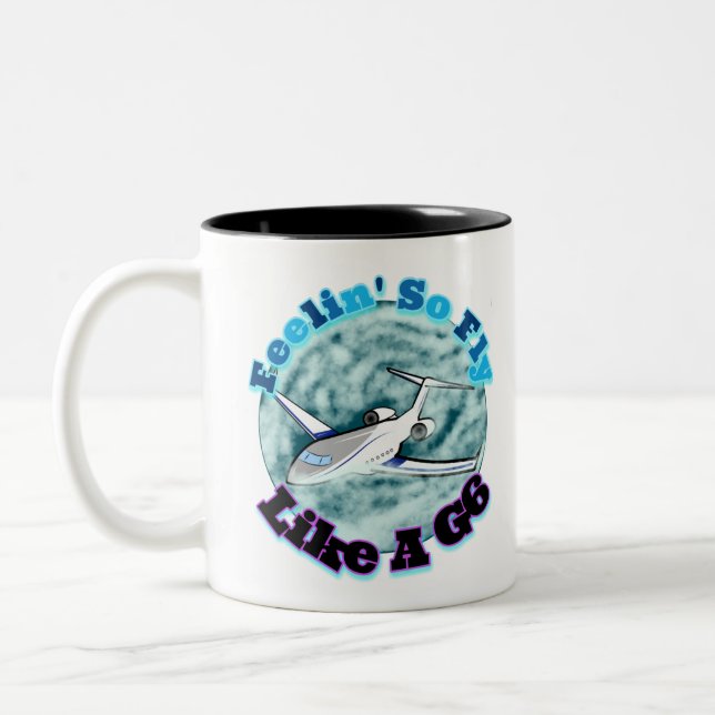 Tasse 2 Couleurs Voler Comme Un G6 (Gauche)