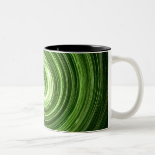 Tasse 2 Couleurs Vortex vert