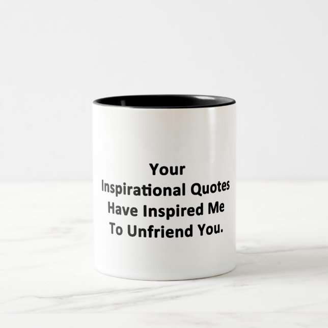 Tasse 2 Couleurs Vos citations inspirantes (Centre)