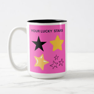 TASSE 2 COULEURS VOS ÉTOILES CHANCEUSES