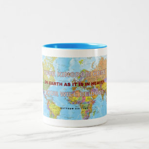 Tasse 2 Couleurs Votre Royaume Venez - Votre Sera Fait