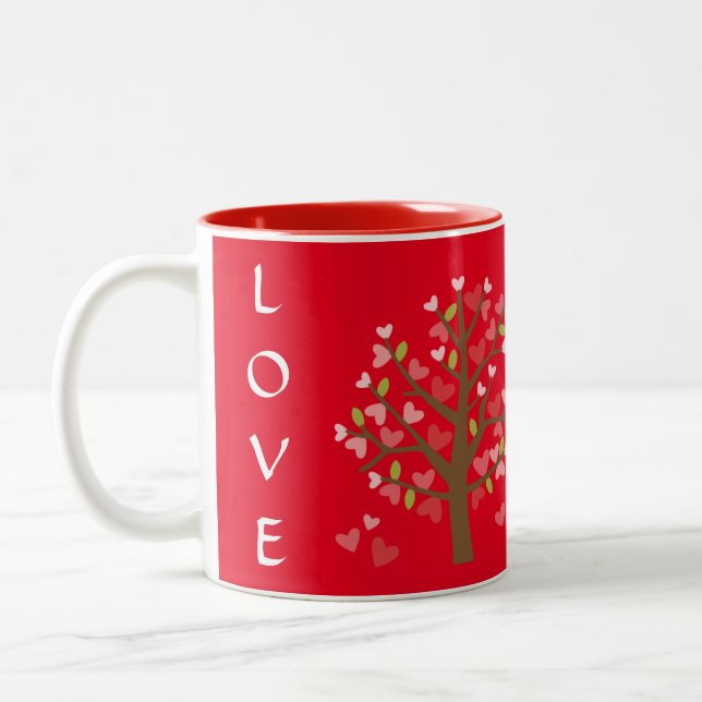 TASSE 2 COULEURS VOUS AIMER COLLECTION DE CADEAUX (Gauche)