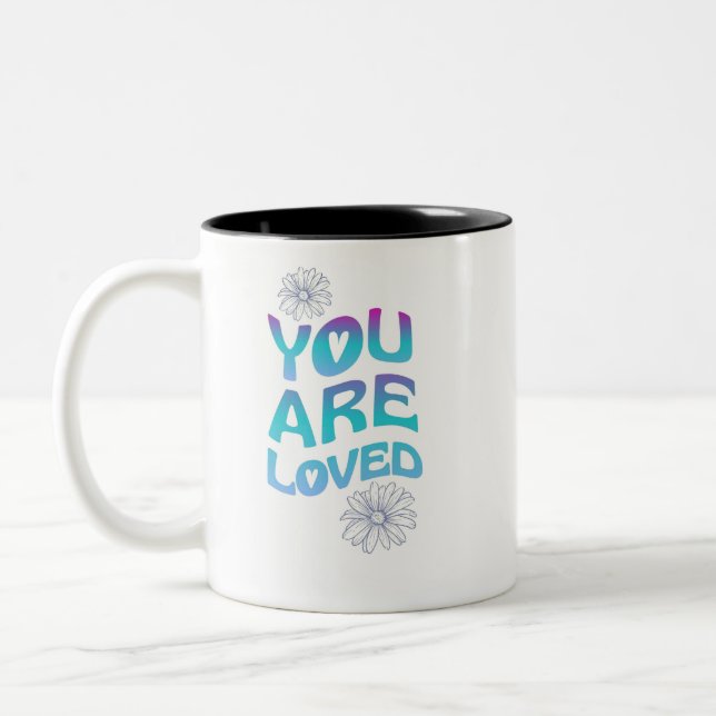 TASSE 2 COULEURS VOUS ÊTES AMOUREUX (Gauche)