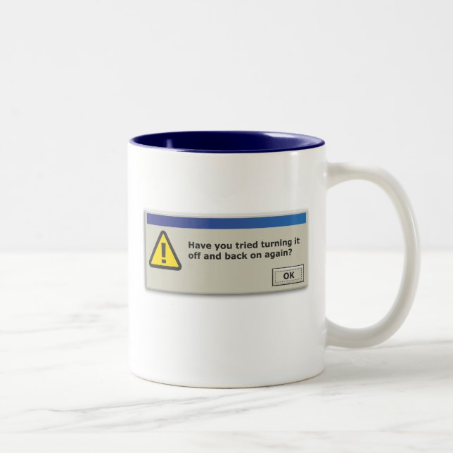 Tasse 2 Couleurs Vous faites juger le tourner par intervalles (Droit)