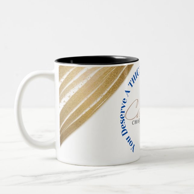 Tasse 2 Couleurs Vous Méritez Aujourd'Hui Un Cookie Épais ! (Gauche)