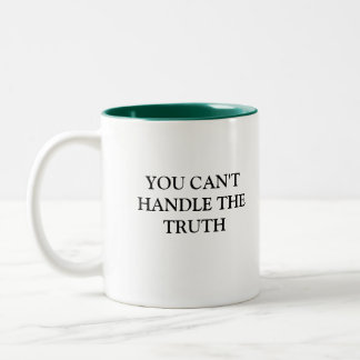 TASSE 2 COULEURS VOUS NE POUVEZ PAS MANIPULER LA VÉRITÉ
