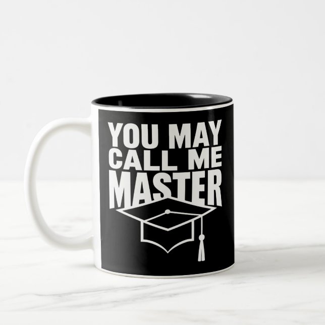 Tasse 2 Couleurs Vous Pouvez M'Appeler Maîtrise Diplômée 2024 (Gauche)