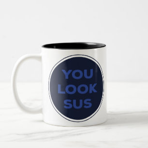 Tasse 2 Couleurs Vous Regardez SUS Great Quotes Cadeau