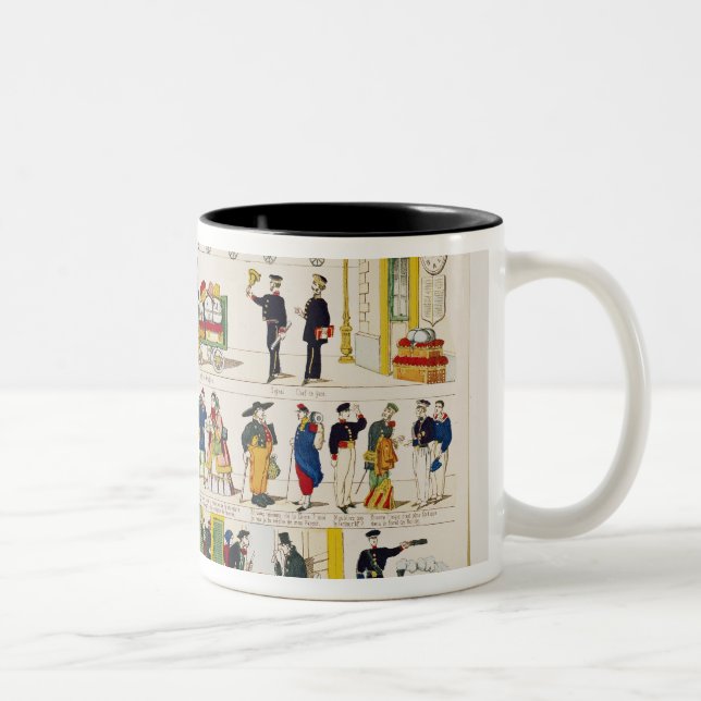 Tasse 2 Couleurs Voyage de rail, c.1850 (Droit)