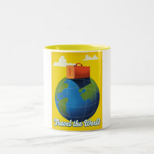 Tasse 2 Couleurs Voyagez à travers le Monde