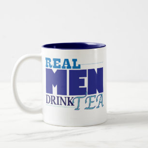 Tasse 2 Couleurs Vrai thé de boissons d'hommes (bleu)