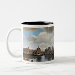 Tasse 2 Couleurs Vue de Delft de Johannes Vermeer