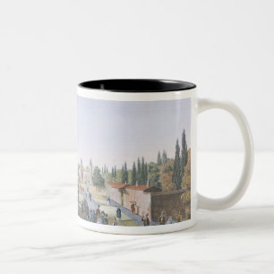 Tasse 2 Couleurs Vue de la cour externe du sérail, Topka