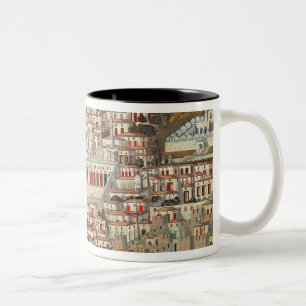 Tasse 2 Couleurs Vue de la ville de Damas