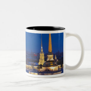 Tasse 2 Couleurs Vue dégagée sur la tour de télévision