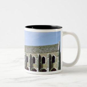 Tasse 2 Couleurs Vue extérieure de l'abbaye cistercienne