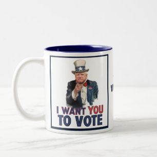 Tasse 2 Couleurs Walz - Je veux que vous votiez