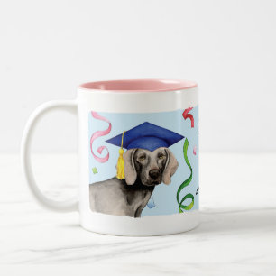Tasse 2 Couleurs Weimaraner Graduate