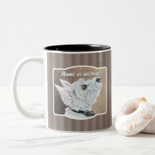 Tasse 2 Couleurs Westie Recherche vers le profil B
