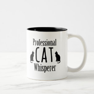 Tasse 2 Couleurs Whisperer professionnel de chat