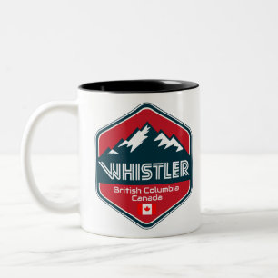 Tasse 2 Couleurs Whistler Colombie-Britannique Conception du Canada