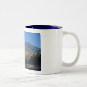 Tasse 2 Couleurs Whiteface Mountain sur Little Cherrypatch Pond