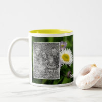Wild Fleabane Daisy Cadre Fleur Ajouter Votre Phot
