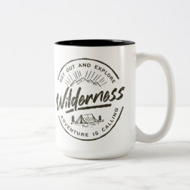 Tasse 2 Couleurs Wilderness Adventure Appelle