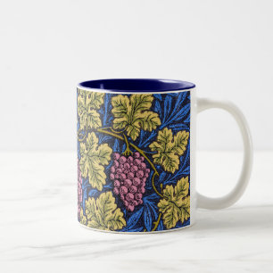 Tasse 2 Couleurs William Morris Grapevine (Vignes) Motif