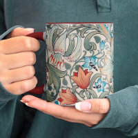 William Morris Lily Art Nouveau Motif Floral Deux