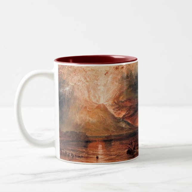 Tasse 2 Couleurs William Turner - Vésuve en éruption (Gauche)