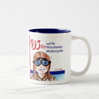 Tasse 2 Couleurs Willy et la moto de winchester