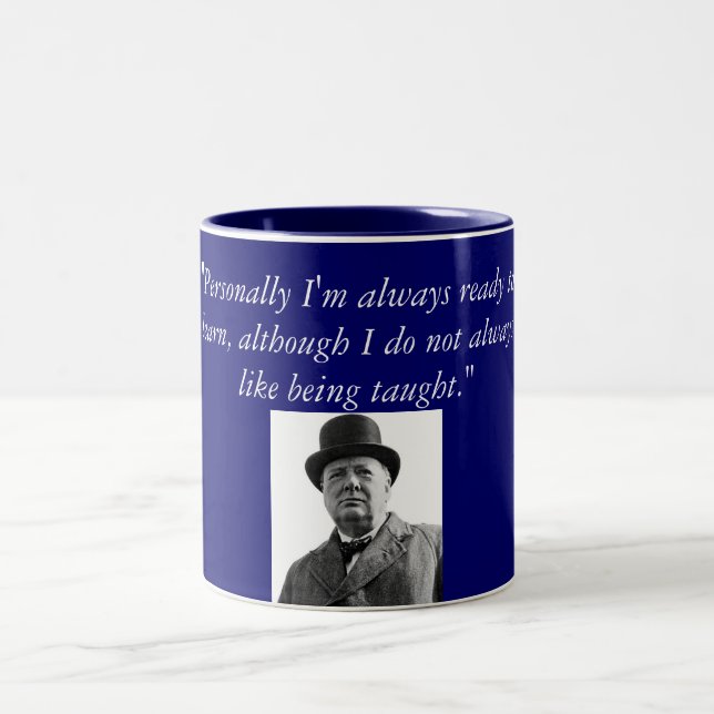 Tasse 2 Couleurs Winston Churchill (Centre)