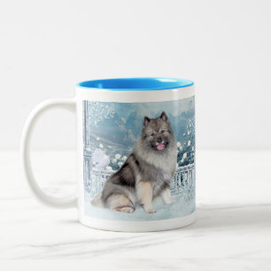 Tasse 2 Couleurs Winter Keeshond