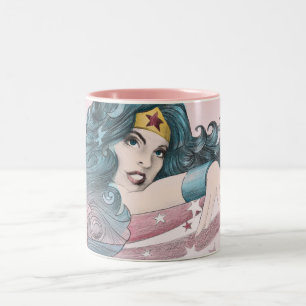 Tasse 2 Couleurs Wonder Woman Dolphin and Stripes